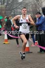 Marc Fenwick (Tyne Bridge) finishing the Wallsend Harriers Terry O'Gara 5k Memorial Road Race. Photo: David T. Hewitson/Sports for All Pics